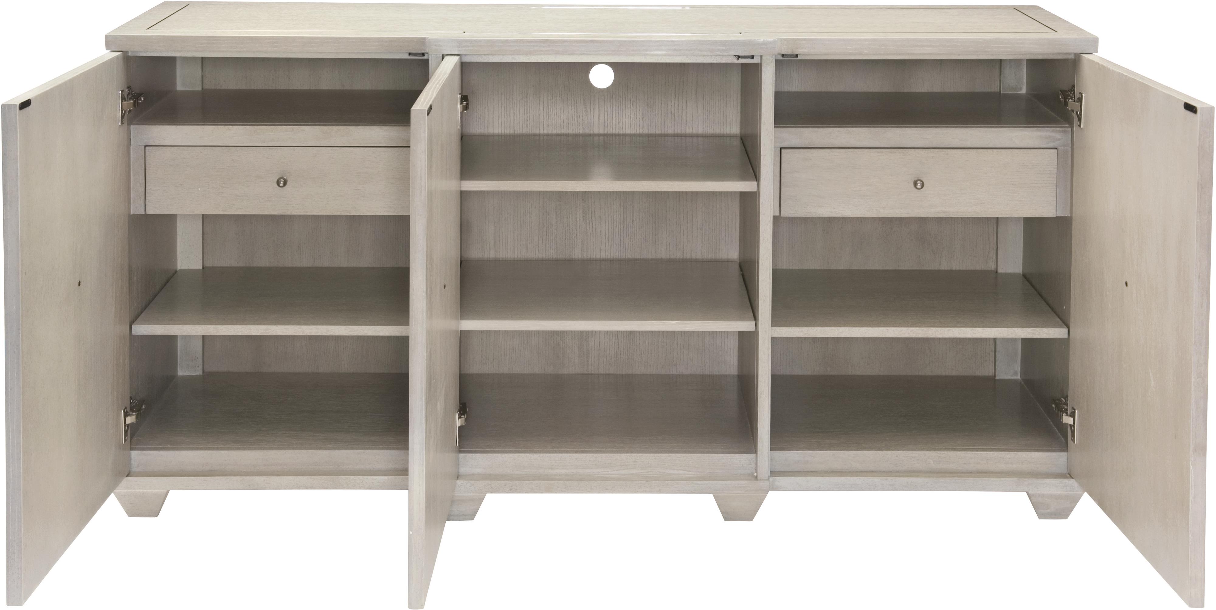 Bernhardt Criteria 363132G 3Door Buffet with Stainless Steel Inlay